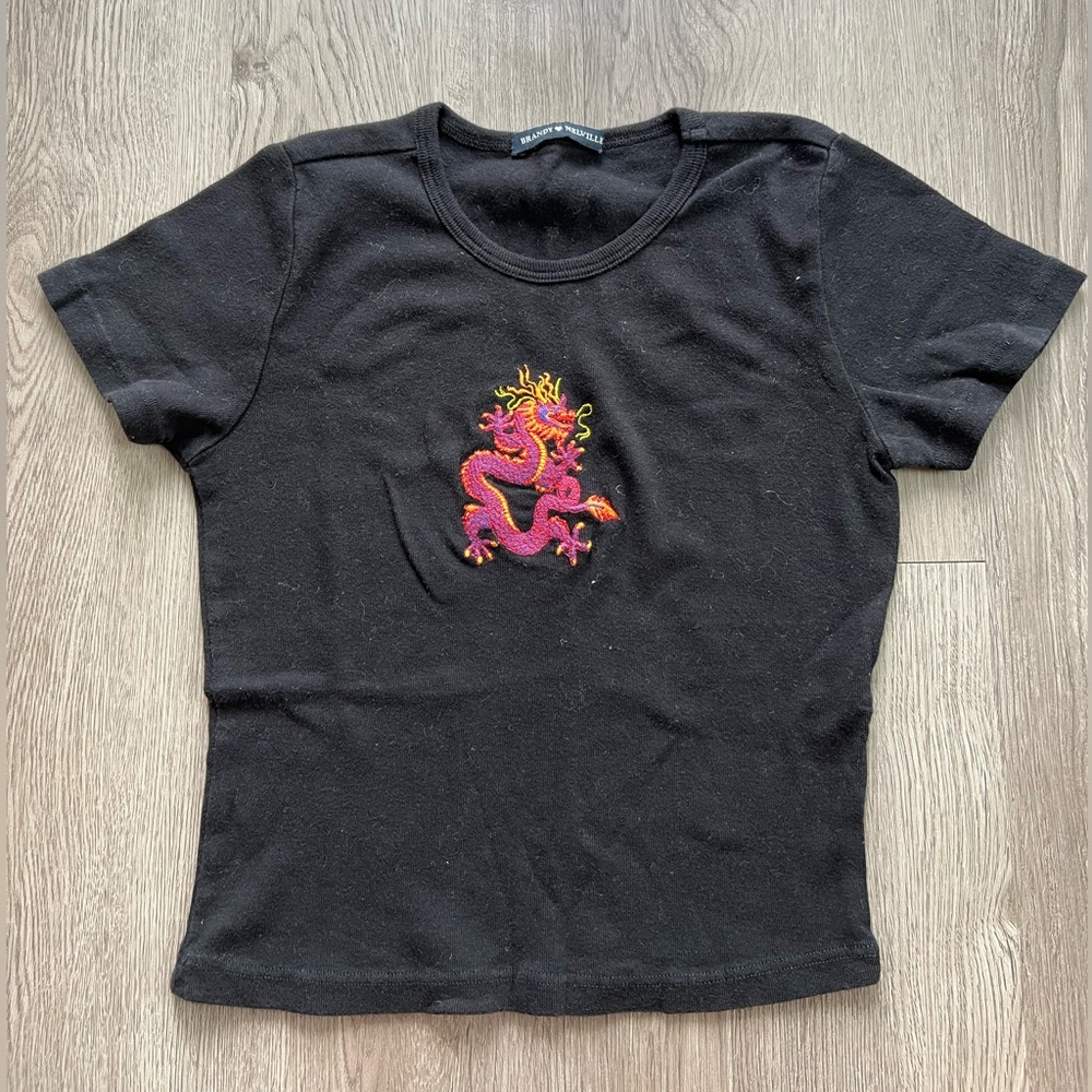 Brandy Melville Oriental Dragon Tee